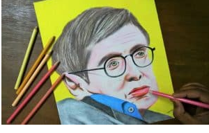 How To Draw Stephen Hawking