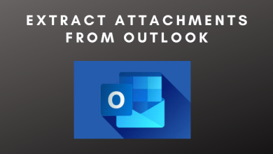 Extract attachments from Outlook