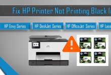 black ink not printing