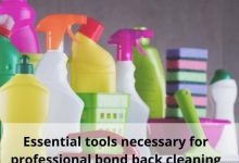 Essential tools necessary for professional bond back cleaning
