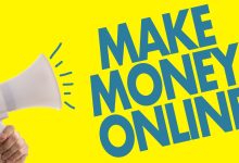 image showing megaphone and tips to make online money in 2022