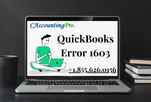 Resolve QuickBooks Error Message 1603