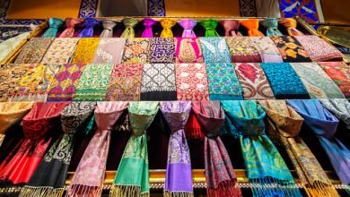 Different types of shawl: