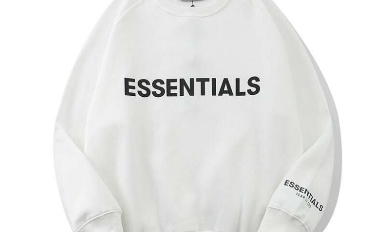 Essentials Printed Letter Streetwear Sweatshirt