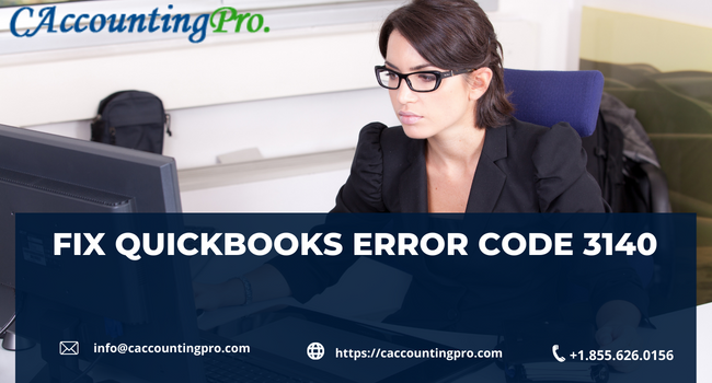 How to fix QuickBooks error 3140