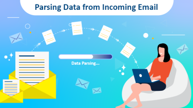 Parsing data from incoming emails